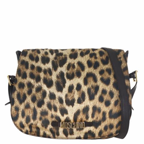 Moschino leopard print bag hot sale